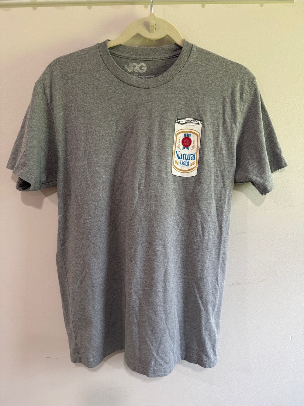 Natural Light Pocket Graphic Tee - Gray